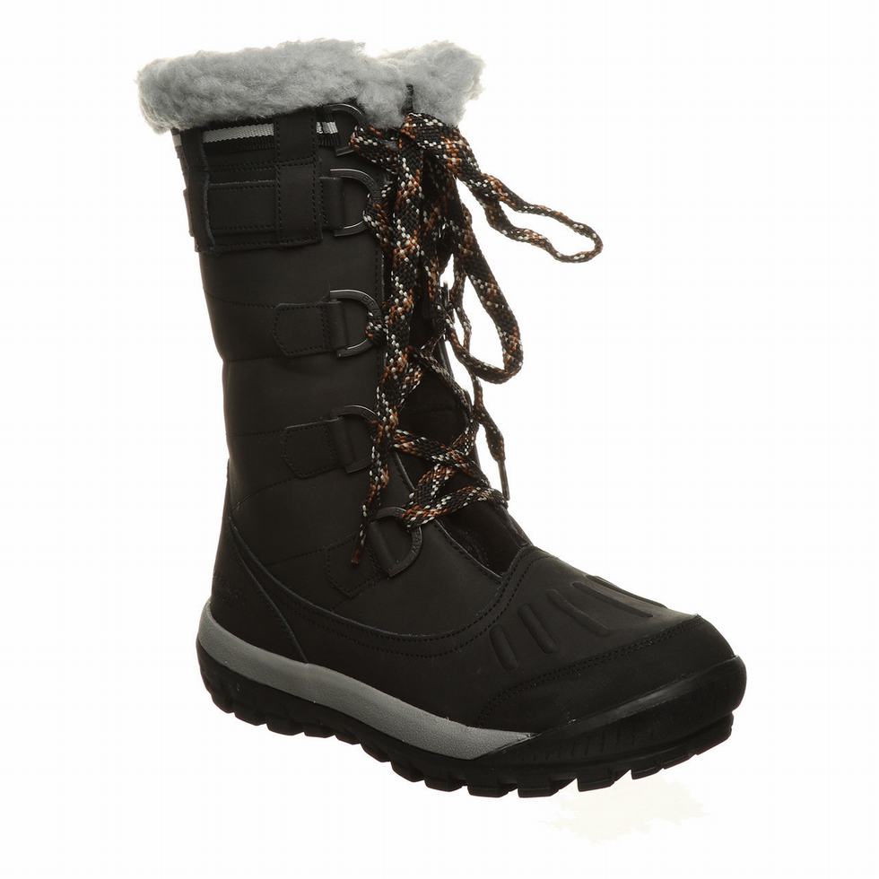 Bearpaw Desdemona Women Hiking Boots Black | UJY4372QP