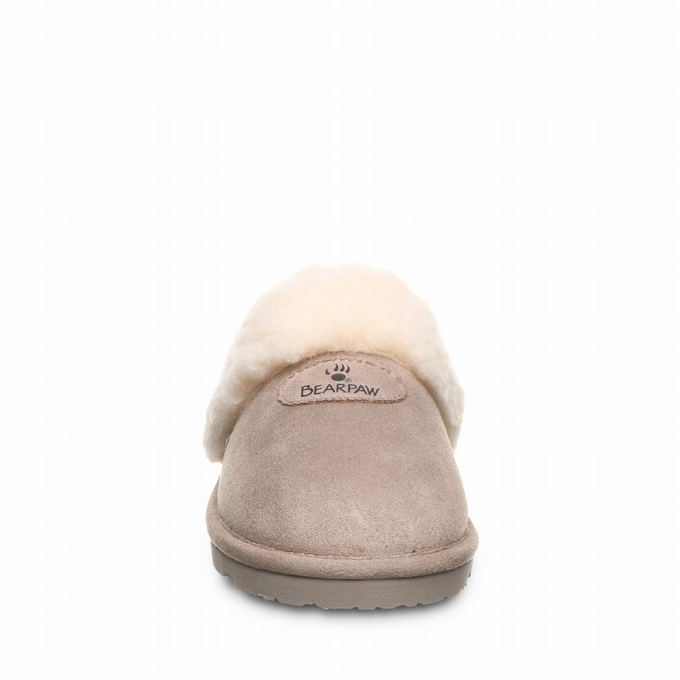 Bearpaw Effie Vegan Women Slippers Brown | ALQ6846OW