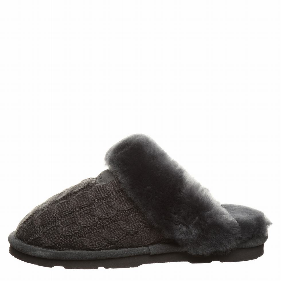 Bearpaw Effie Women Slippers Black | HBH4828NN