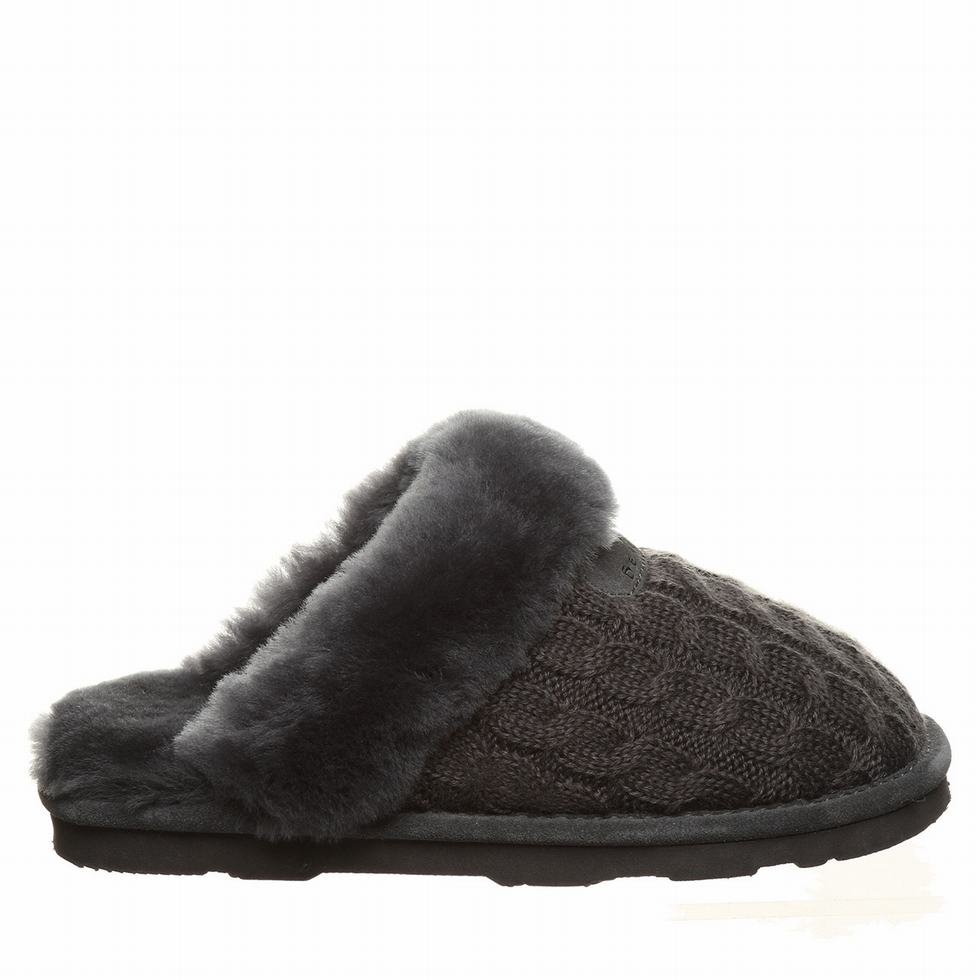 Bearpaw Effie Women Slippers Black | HBH4828NN