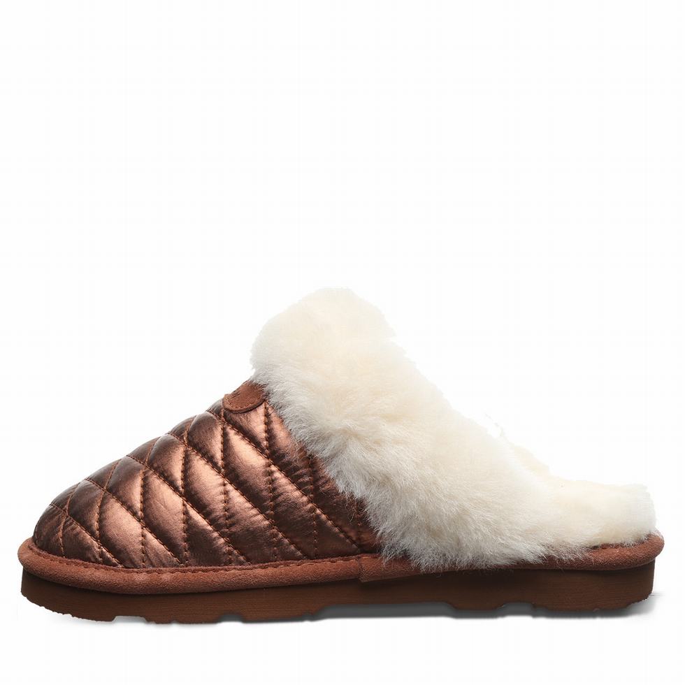 Bearpaw Effie Women Slippers Brown | NRJ4856ZV