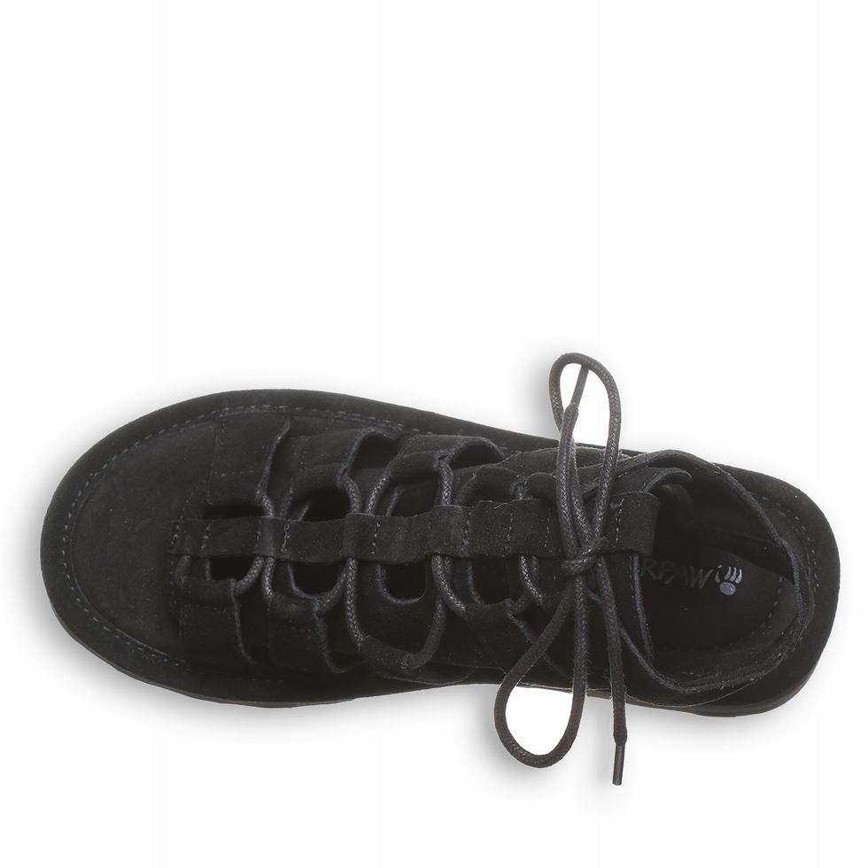 Bearpaw Elevation Women Sandals Black | VOZ7637NY