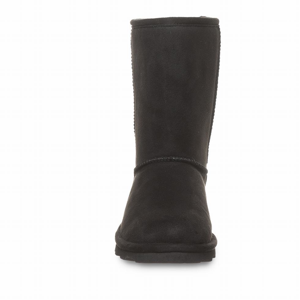 Bearpaw Elle Short Vegan Women Boots Black | KWB1037FQ