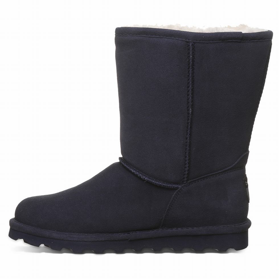 Bearpaw Elle Short Wide Women Boots Blue | UII3331RR