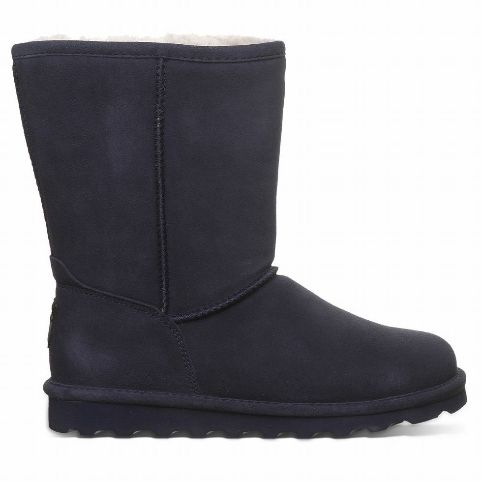 Bearpaw Elle Short Wide Women Boots Blue | UII3331RR