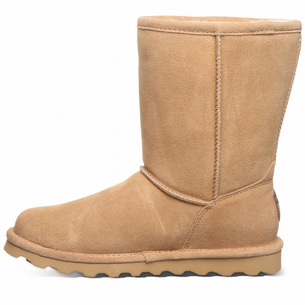 Bearpaw Elle Short Wide Women Boots Brown | BAV7977UE