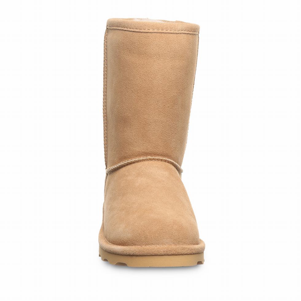 Bearpaw Elle Short Wide Women Boots Brown | BAV7977UE