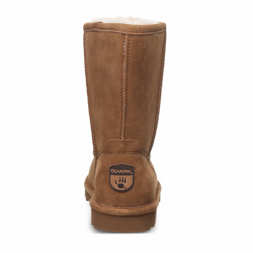 Bearpaw Elle Short Wide Women Boots Brown | BMQ7124VM