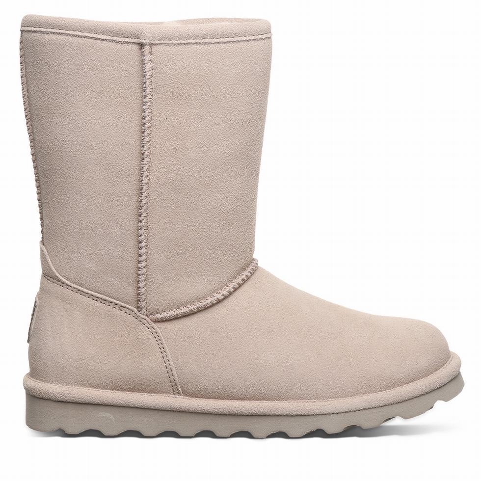 Bearpaw Elle Short Women Boots Brown | IIQ1417QD