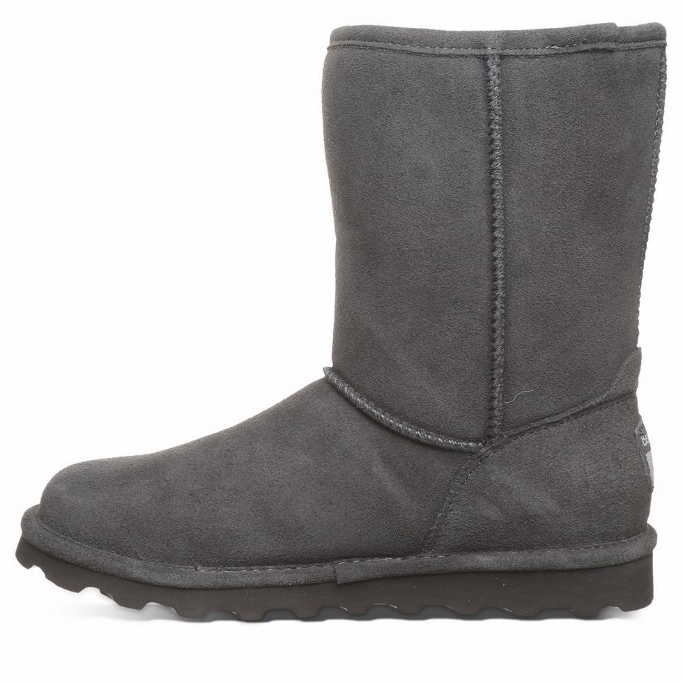 Bearpaw Elle Short Women Boots Grey | UPG5648BB