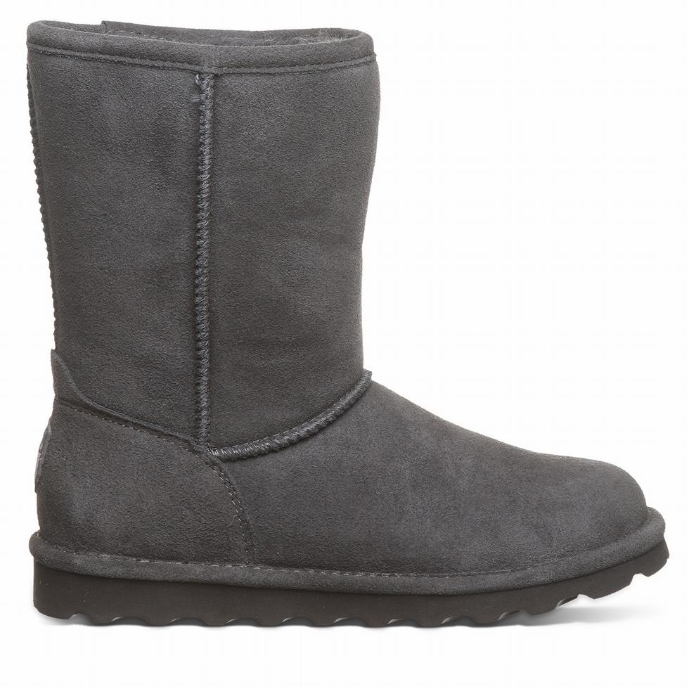 Bearpaw Elle Short Women Boots Grey | UPG5648BB