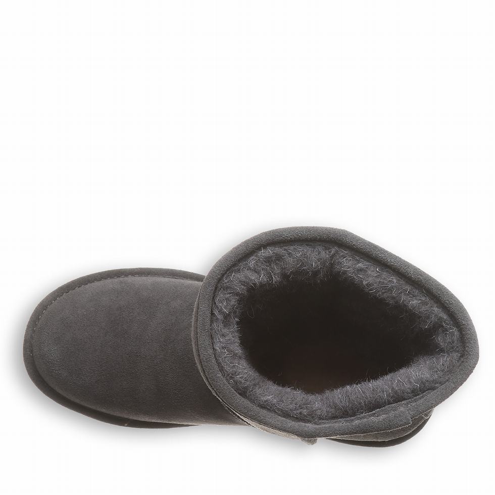 Bearpaw Elle Short Women Boots Grey | UPG5648BB