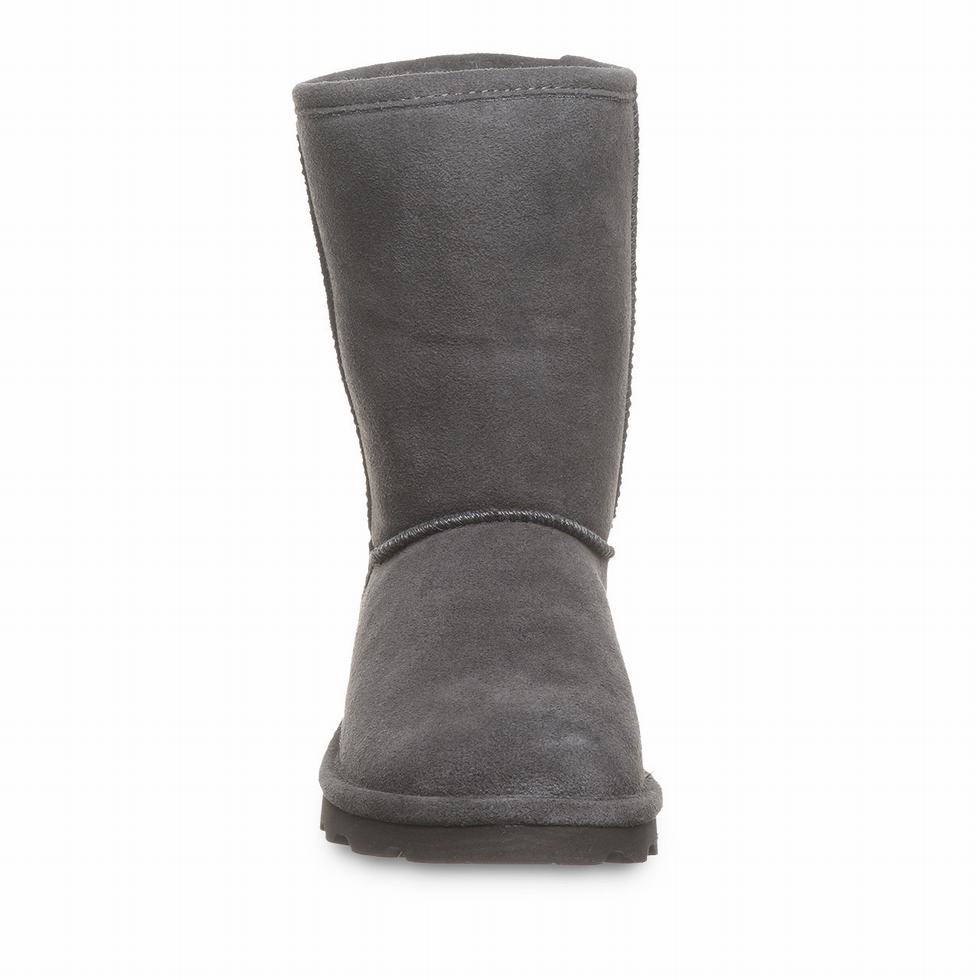 Bearpaw Elle Short Women Boots Grey | UPG5648BB