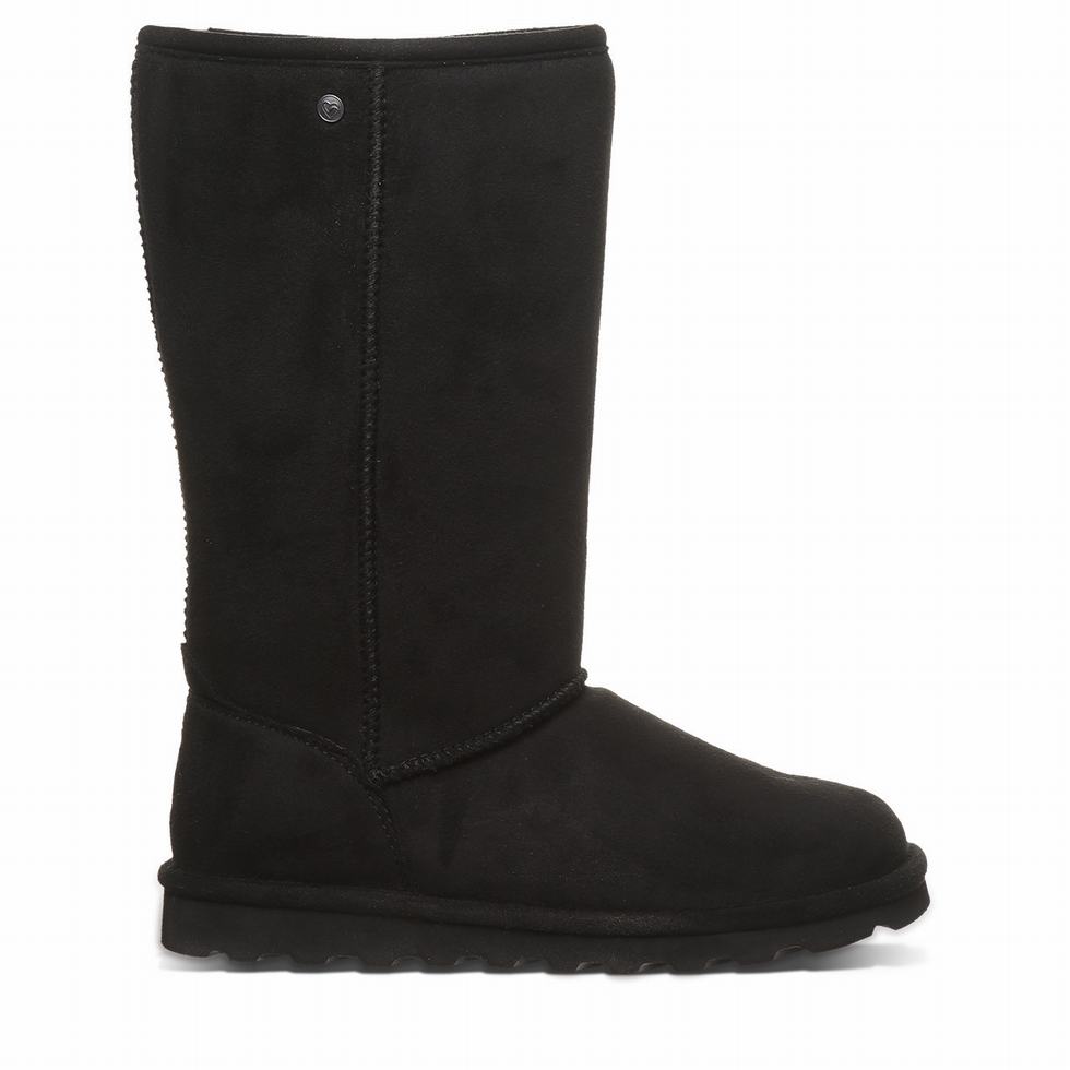 Bearpaw Elle Tall Vegan Women Boots Black | ZIX6549VY