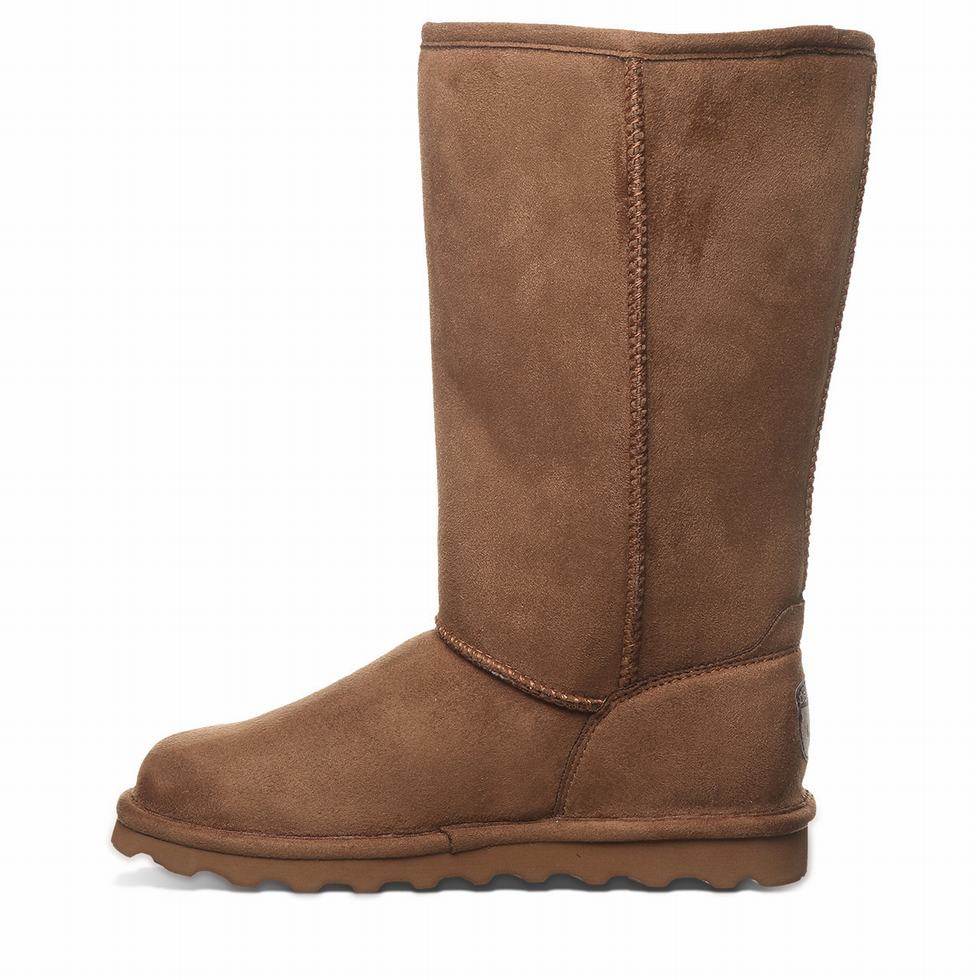 Bearpaw Elle Tall Vegan Women Boots Brown | OFG4863UW