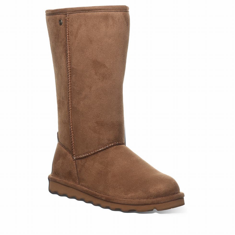 Bearpaw Elle Tall Vegan Women Boots Brown | OFG4863UW