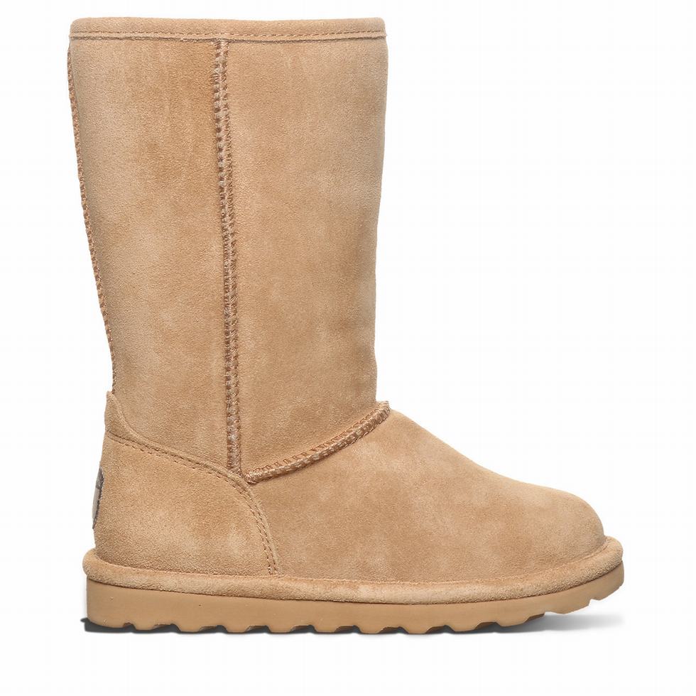 Bearpaw Elle Tall Youth Kids' Boots Brown | PZO8465SJ