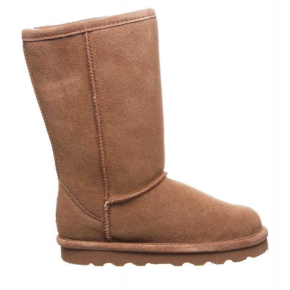 Bearpaw Elle Tall Youth Kids' Boots Brown | LHB738VD