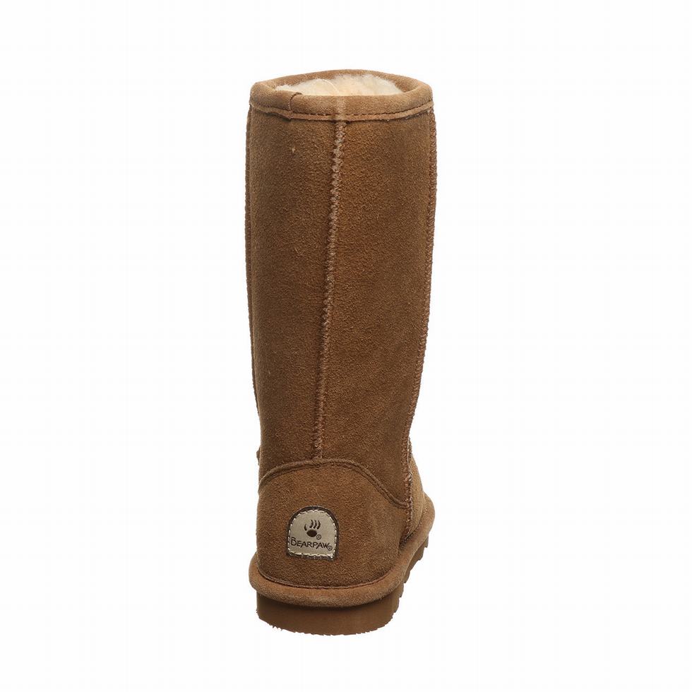 Bearpaw Elle Tall Youth Kids' Boots Brown | LHB738VD