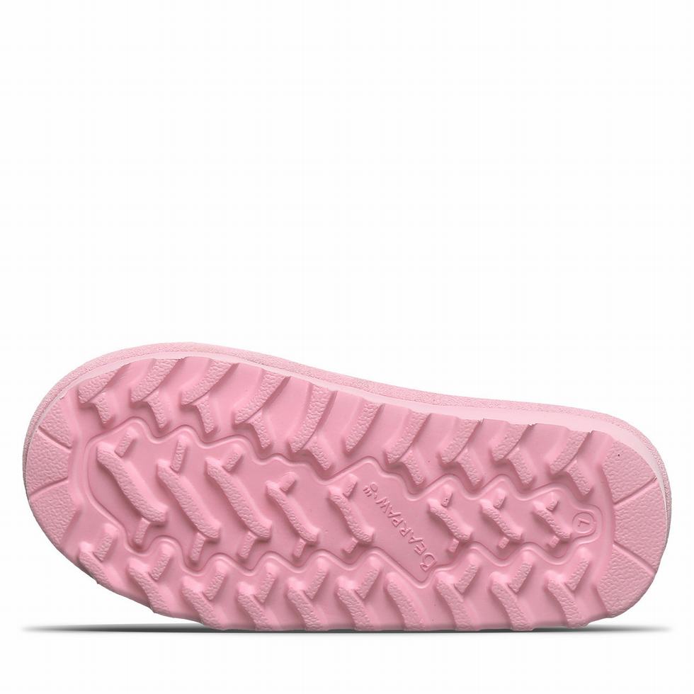 Bearpaw Elle Toddler Zipper Kids' Boots Pink | ZWH7220LT