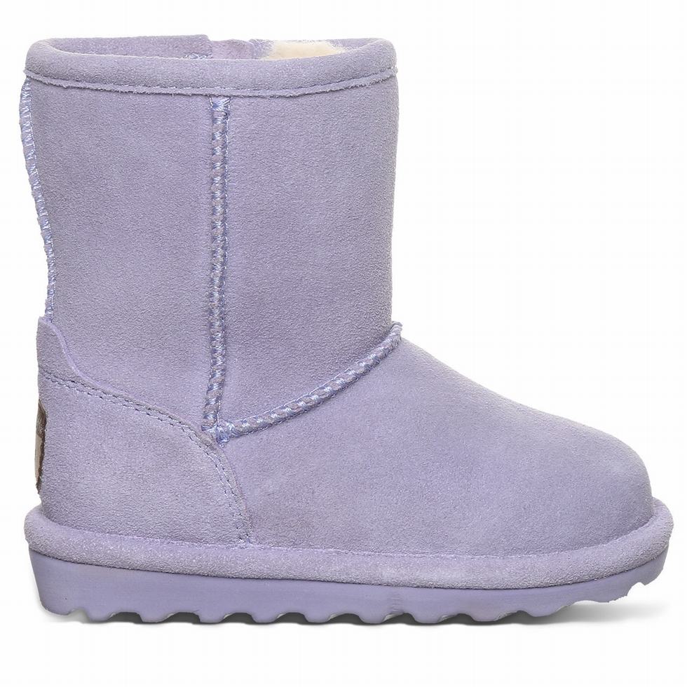 Bearpaw Elle Toddler Zipper Kids' Boots Purple | UKF9012EK