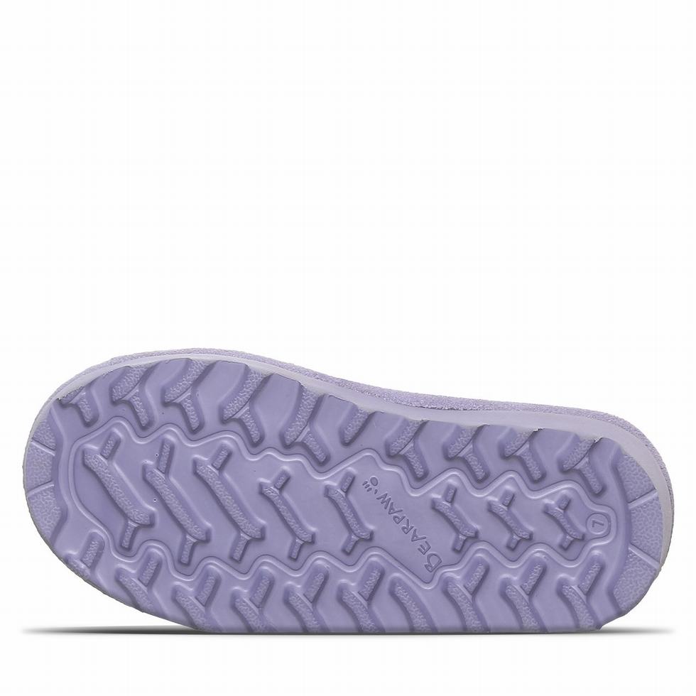 Bearpaw Elle Toddler Zipper Kids' Boots Purple | UKF9012EK