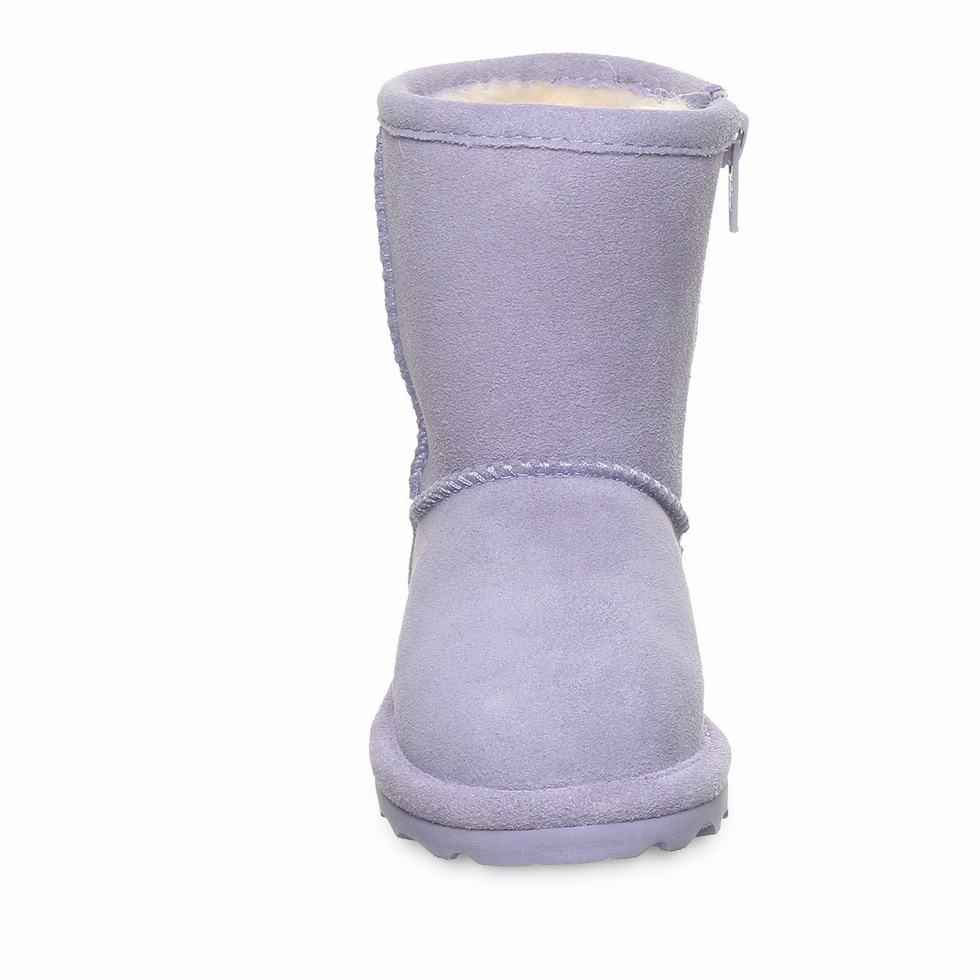 Bearpaw Elle Toddler Zipper Kids' Boots Purple | UKF9012EK