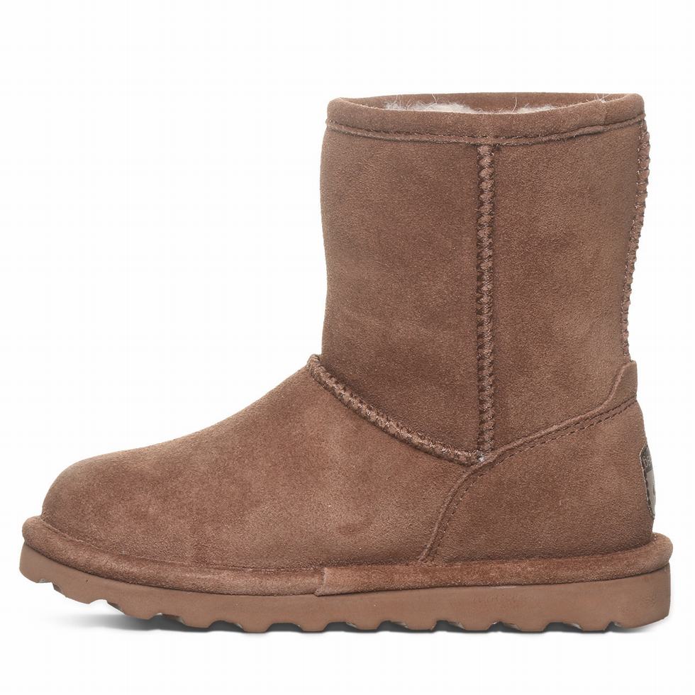 Bearpaw Elle Youth Kids' Boots Brown | TQW4652ZW