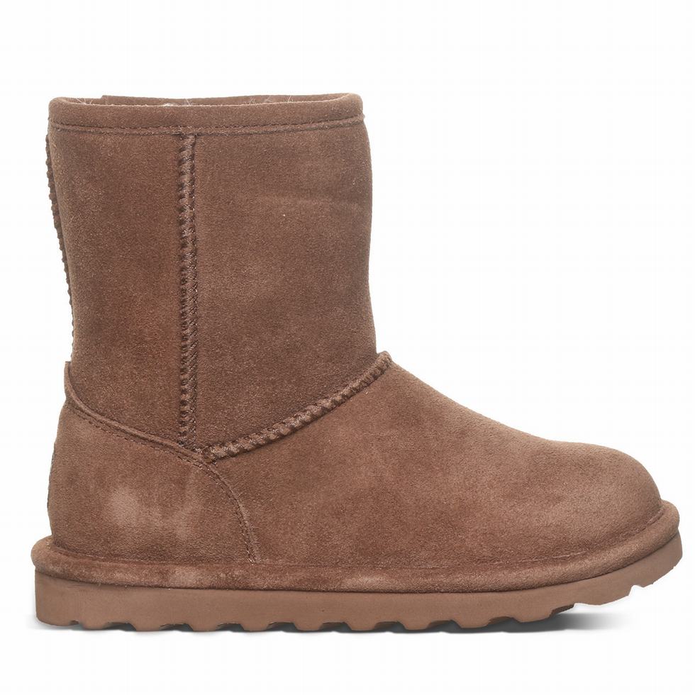 Bearpaw Elle Youth Kids' Boots Brown | TQW4652ZW