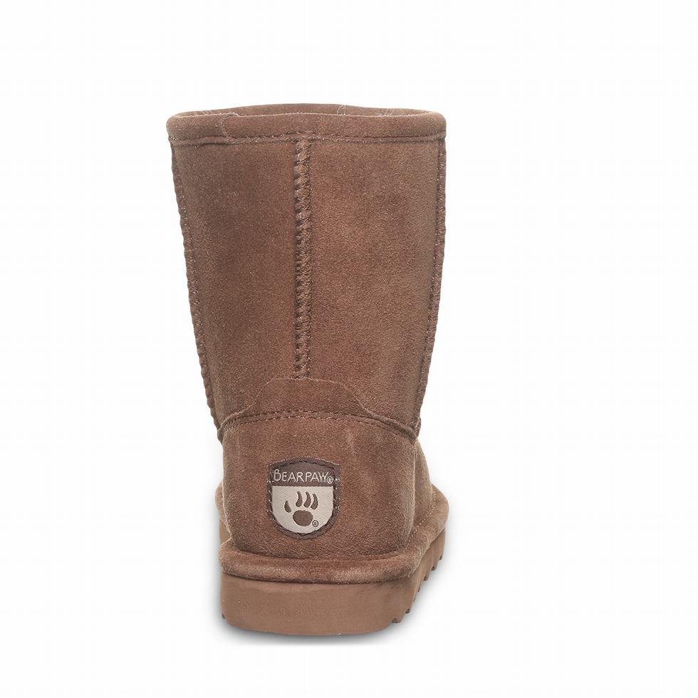 Bearpaw Elle Youth Kids' Boots Brown | TQW4652ZW