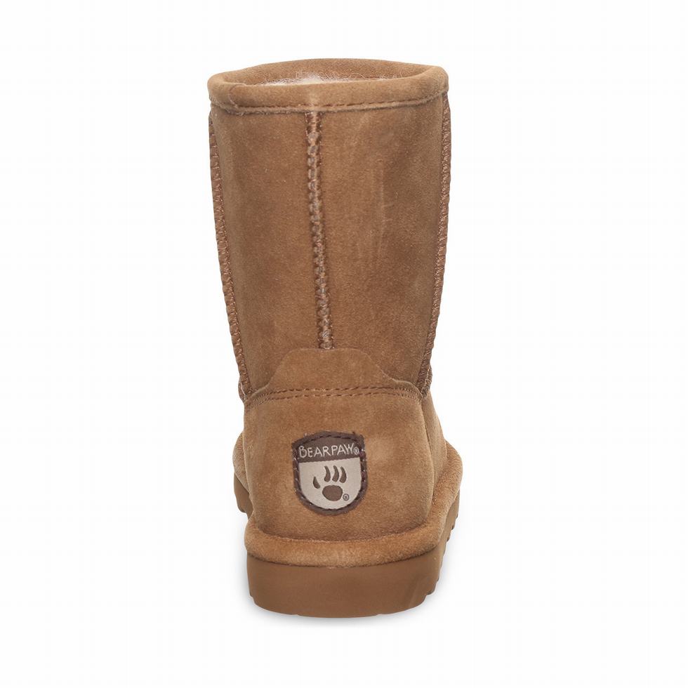 Bearpaw Elle Youth Kids' Boots Brown | XCO714AF