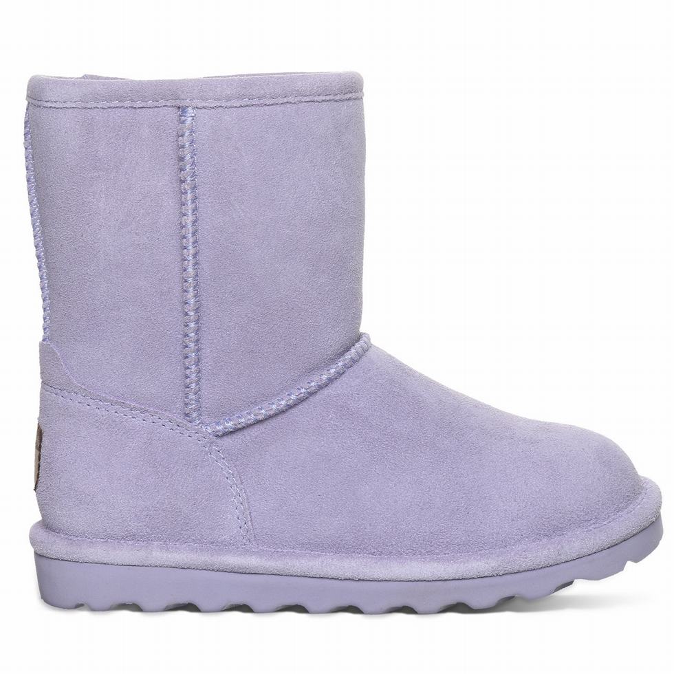 Bearpaw Elle Youth Kids' Boots Purple | TQO479YB