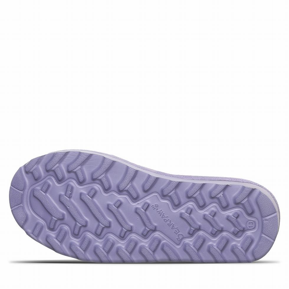 Bearpaw Elle Youth Kids' Boots Purple | TQO479YB