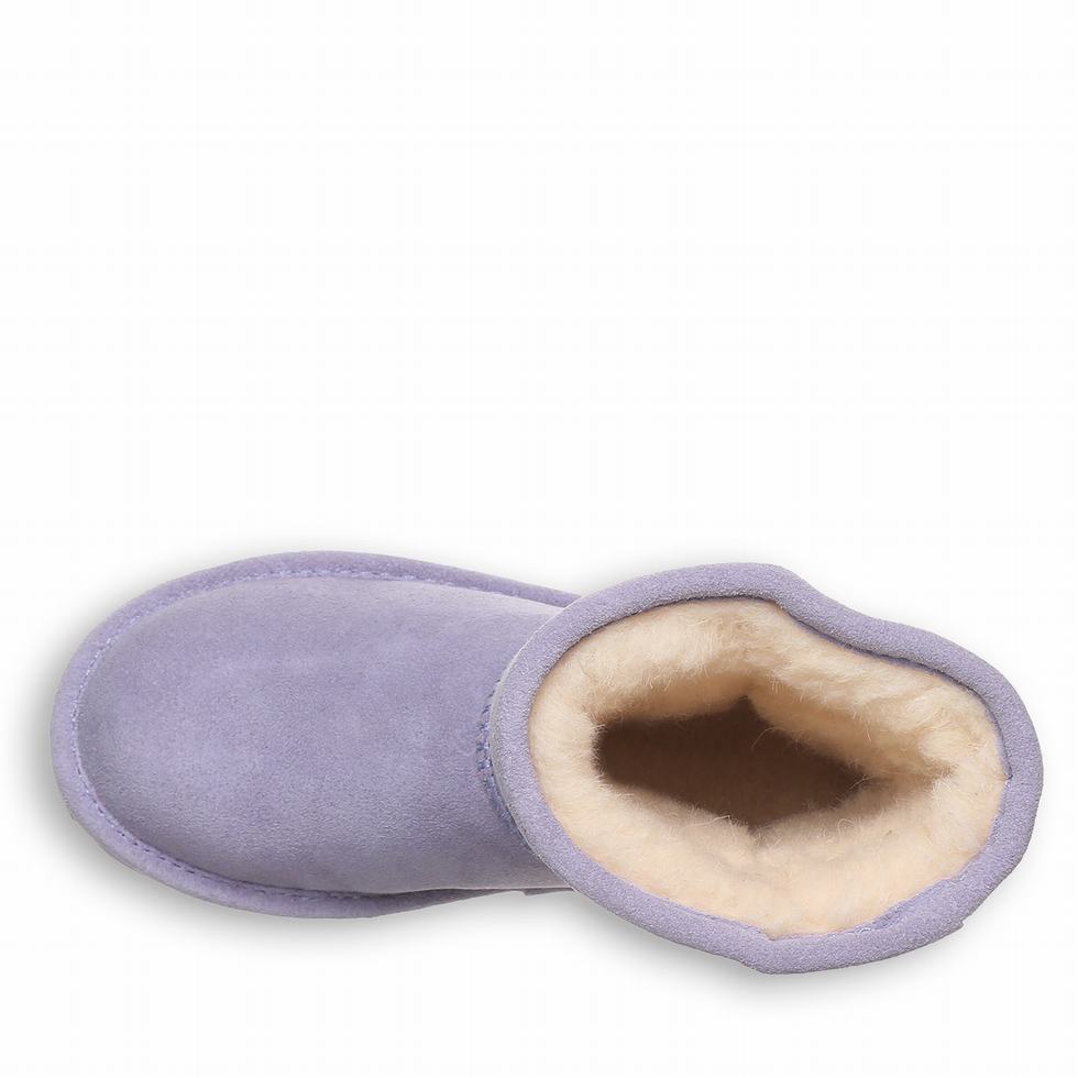 Bearpaw Elle Youth Kids' Boots Purple | TQO479YB