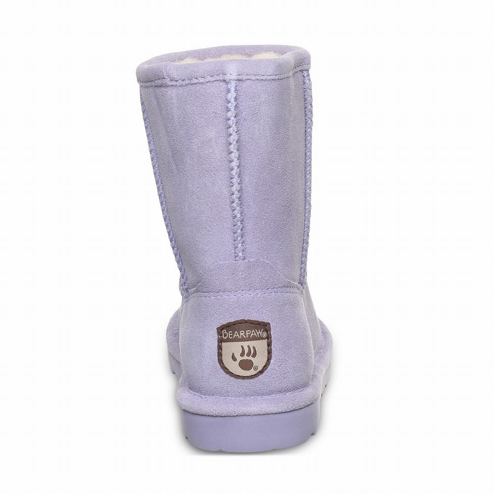 Bearpaw Elle Youth Kids' Boots Purple | TQO479YB