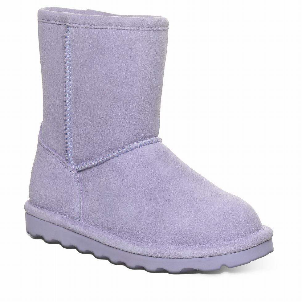 Bearpaw Elle Youth Kids\' Boots Purple | TQO479YB