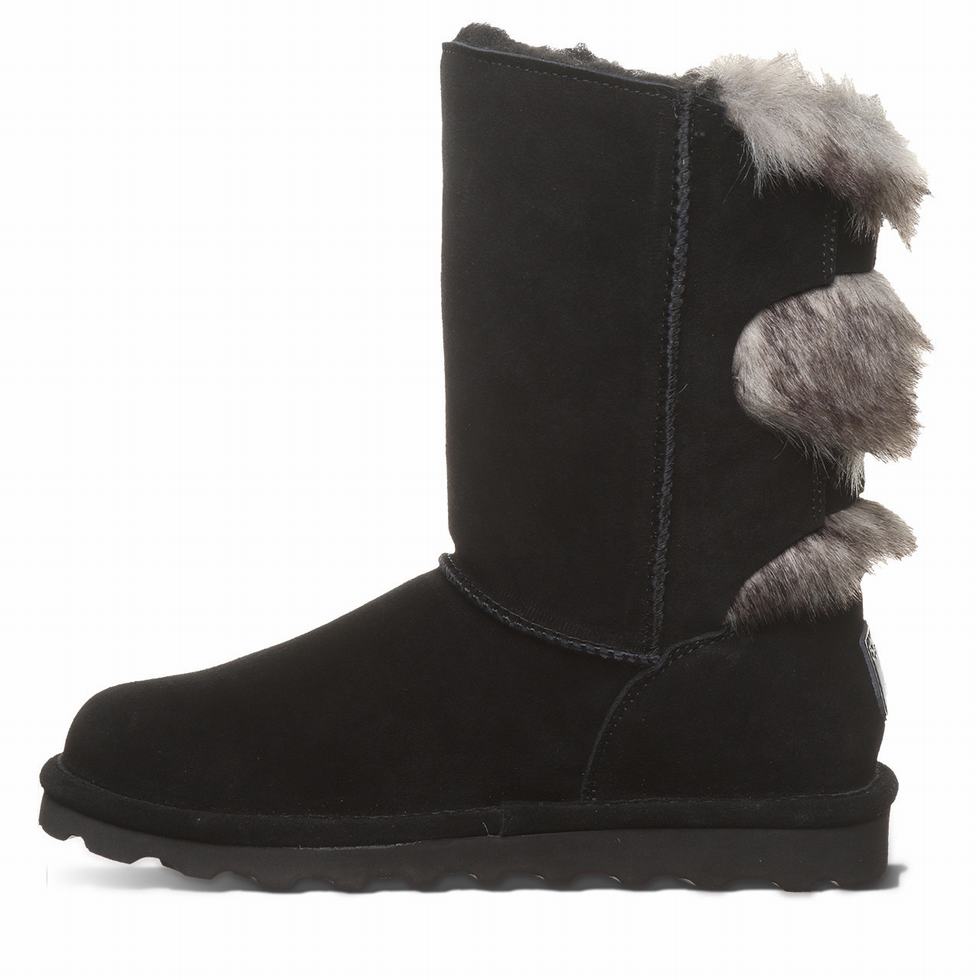 Bearpaw Eloise Wide Women Boots Black | TFJ6710EQ