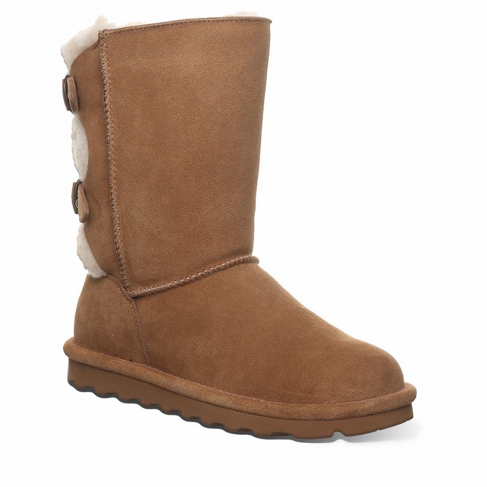 Bearpaw Eloise Wide Women Boots Brown | VJY2581YE