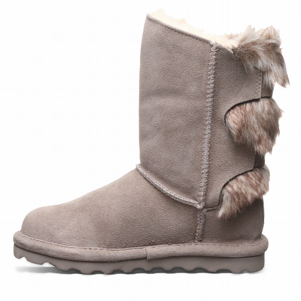 Bearpaw Eloise Youth Kids' Boots Grey | TBL4796HC