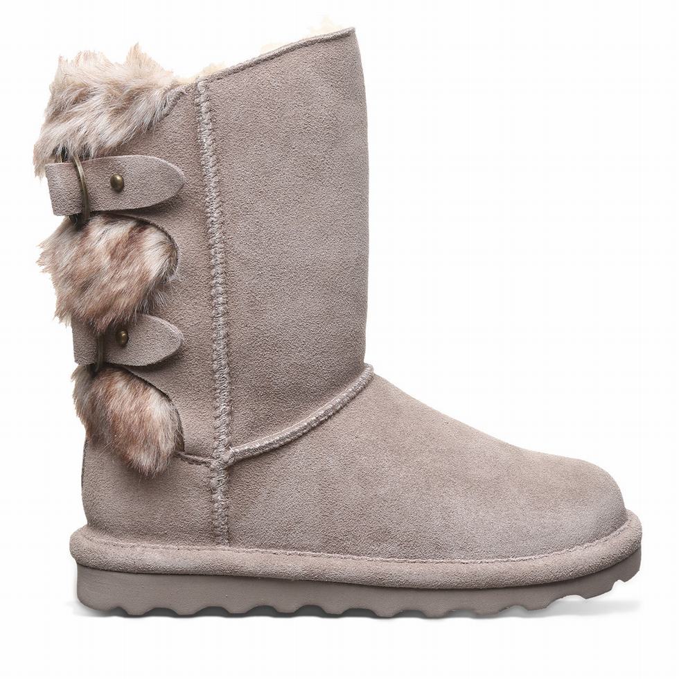 Bearpaw Eloise Youth Kids' Boots Grey | TBL4796HC