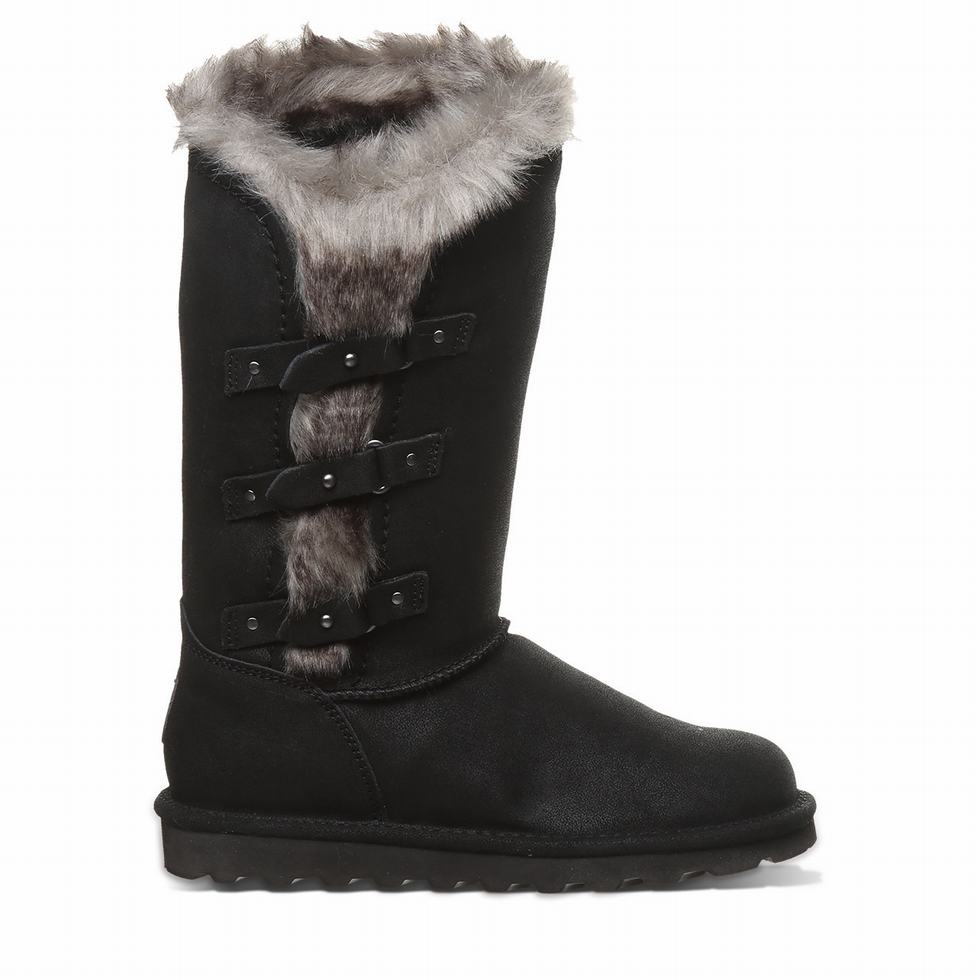 Bearpaw Emery Women Boots Black | EGB631YO