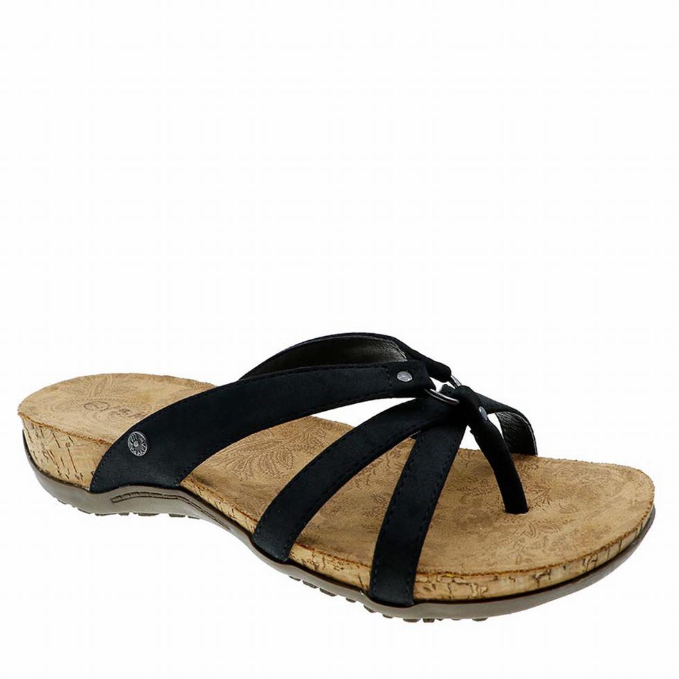 Bearpaw Fawn Women Sandals Black | RLN8991IL