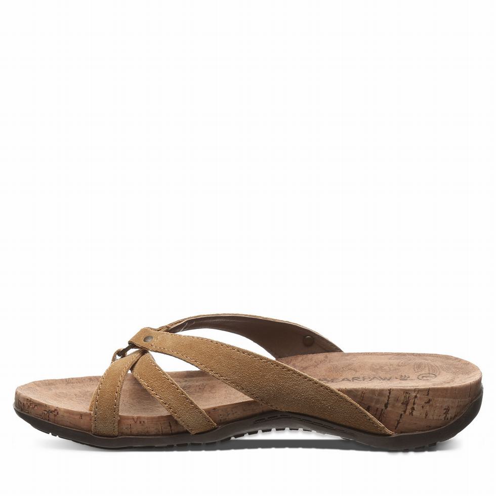 Bearpaw Fawn Women Sandals Brown | FWJ1150NL