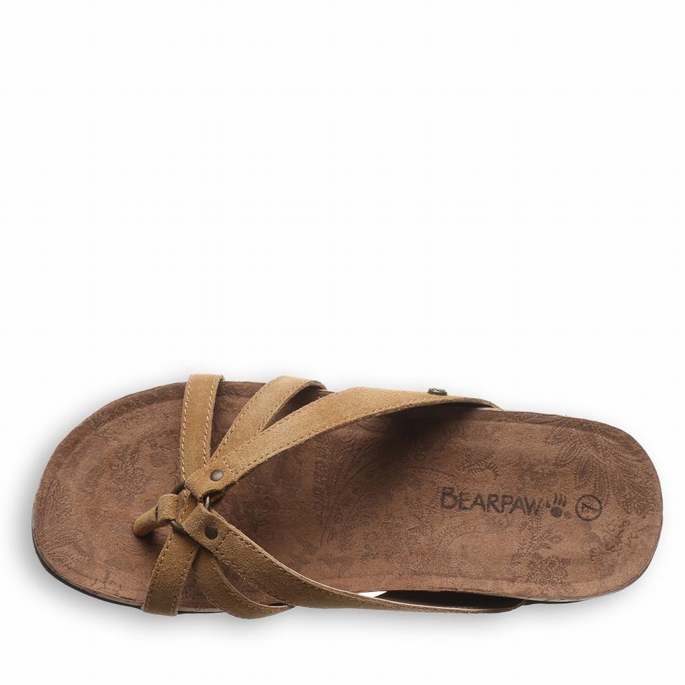 Bearpaw Fawn Women Sandals Brown | FWJ1150NL