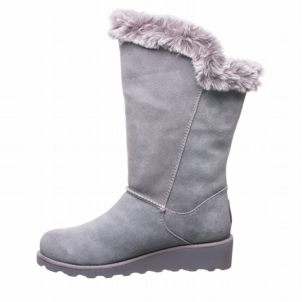 Bearpaw Genevieve Women Boots Grey | XUW6665PH