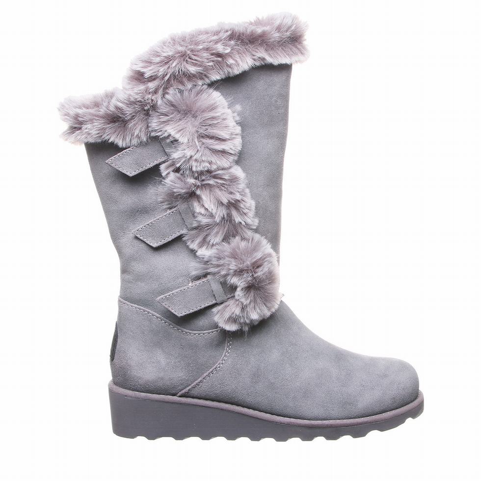 Bearpaw Genevieve Women Boots Grey | XUW6665PH