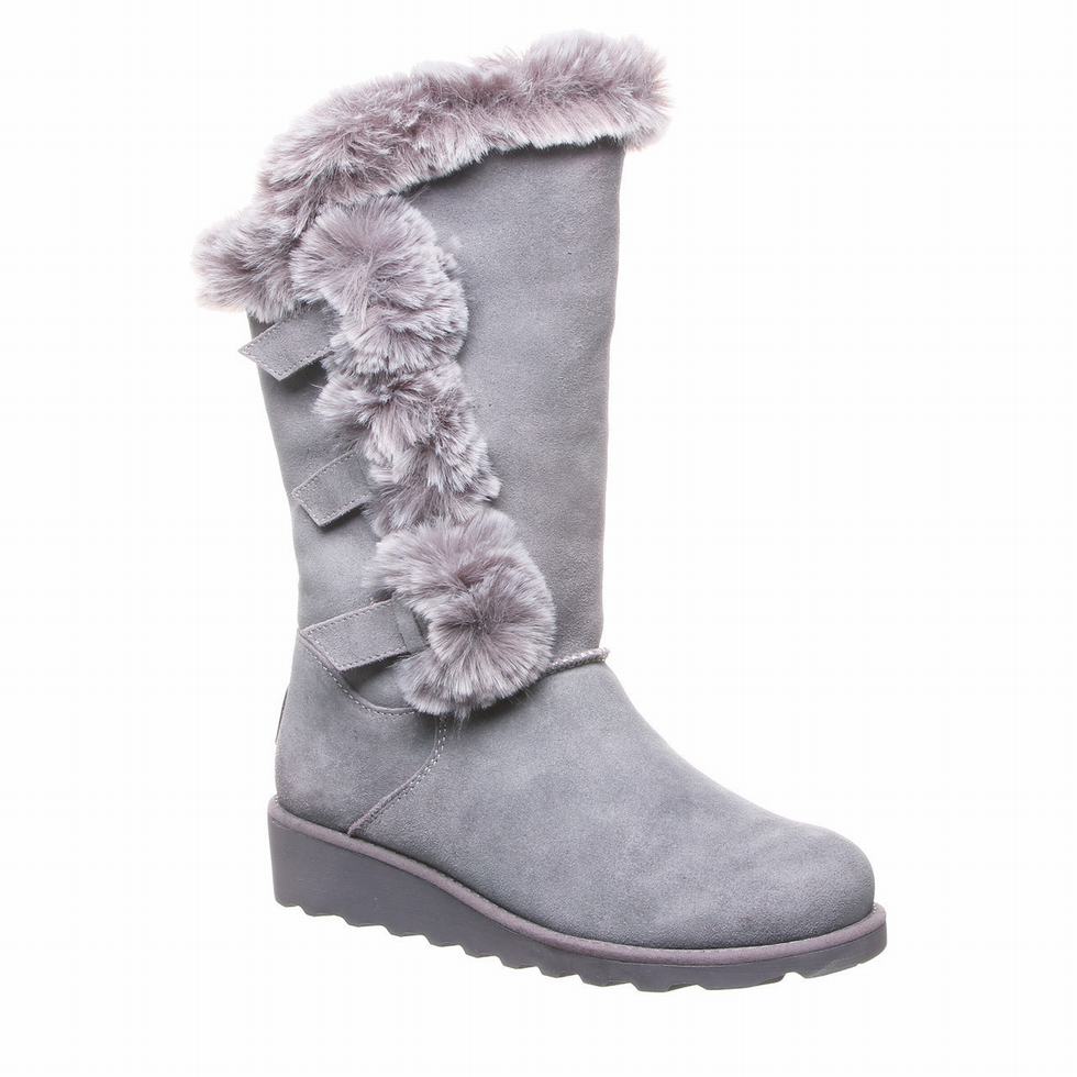 Bearpaw Genevieve Women Boots Grey | XUW6665PH