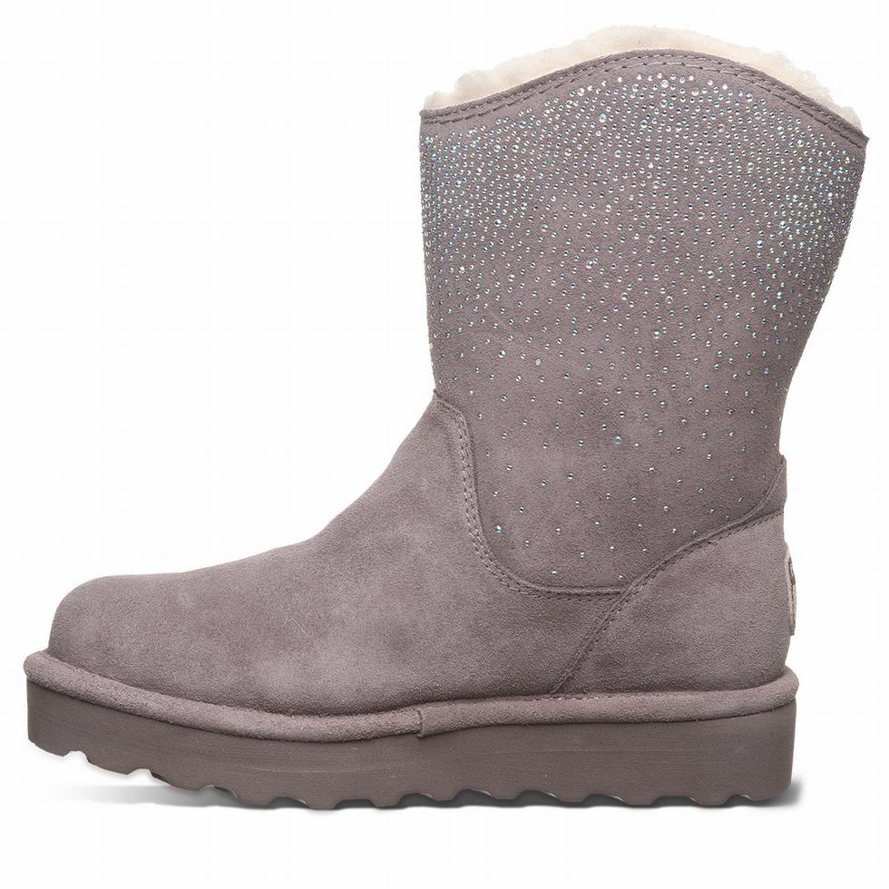 Bearpaw Glam Platform Lo Women Boots Grey | XRM1740VU