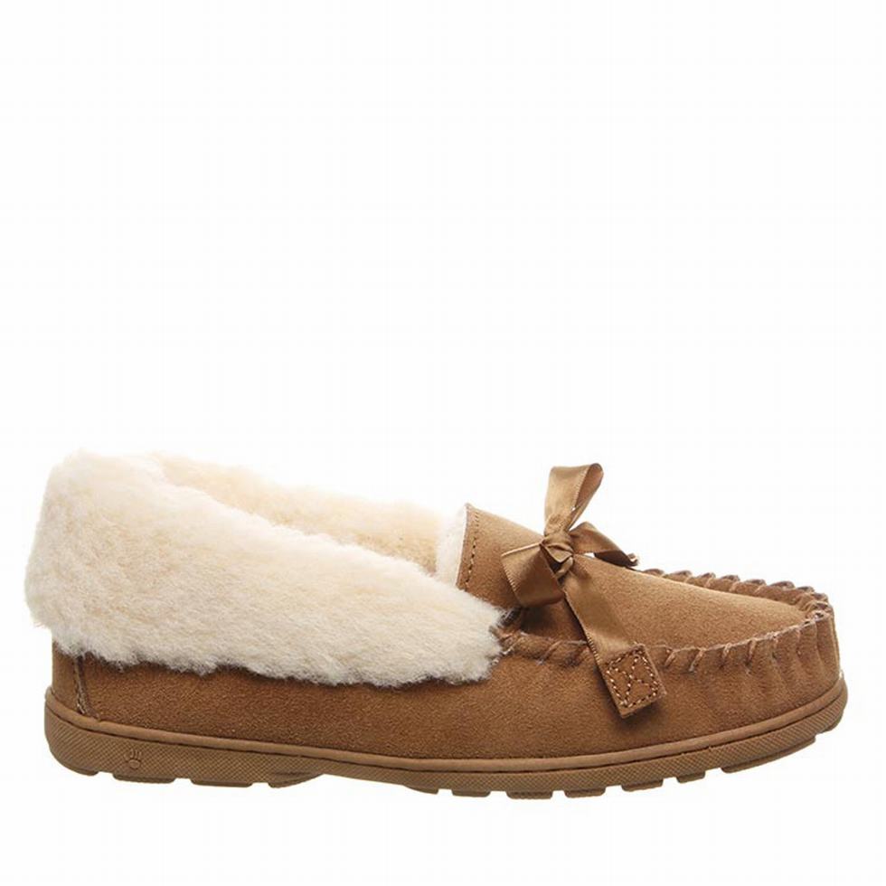 Bearpaw Indio Women Slippers Brown | TIT2249YD