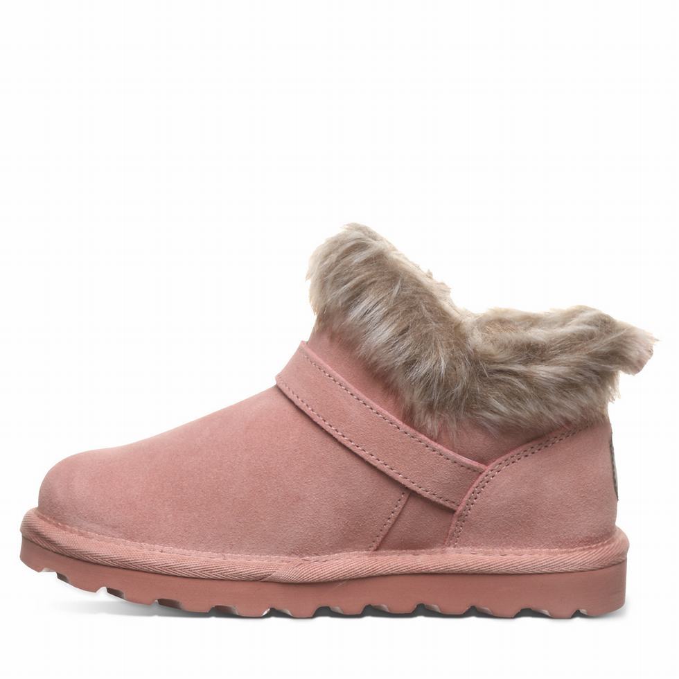 Bearpaw Jasmine Youth Kids' Boots Pink | HFR5755NQ